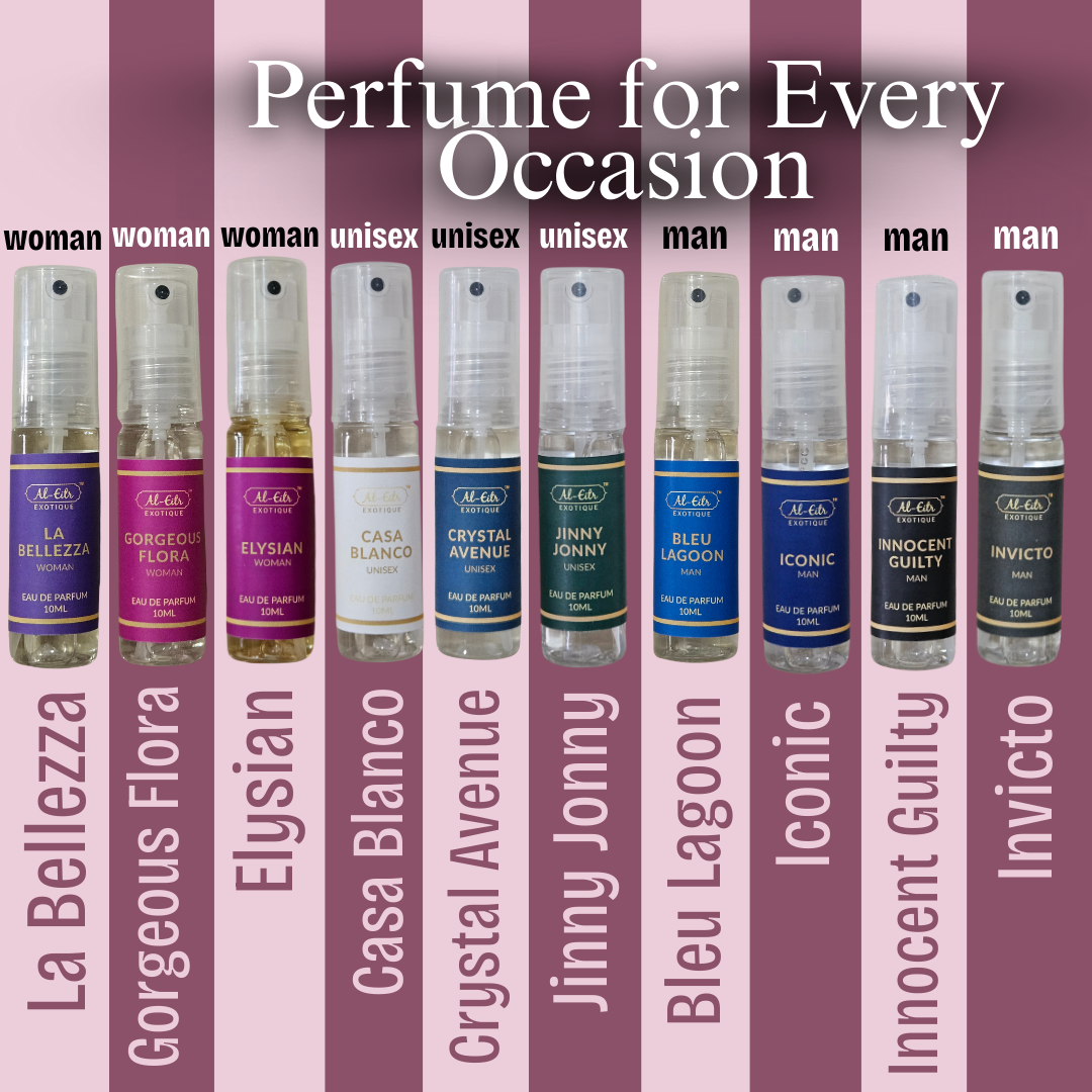 Fabric Perfumes Discovery/Gift Set 10 x 10ml