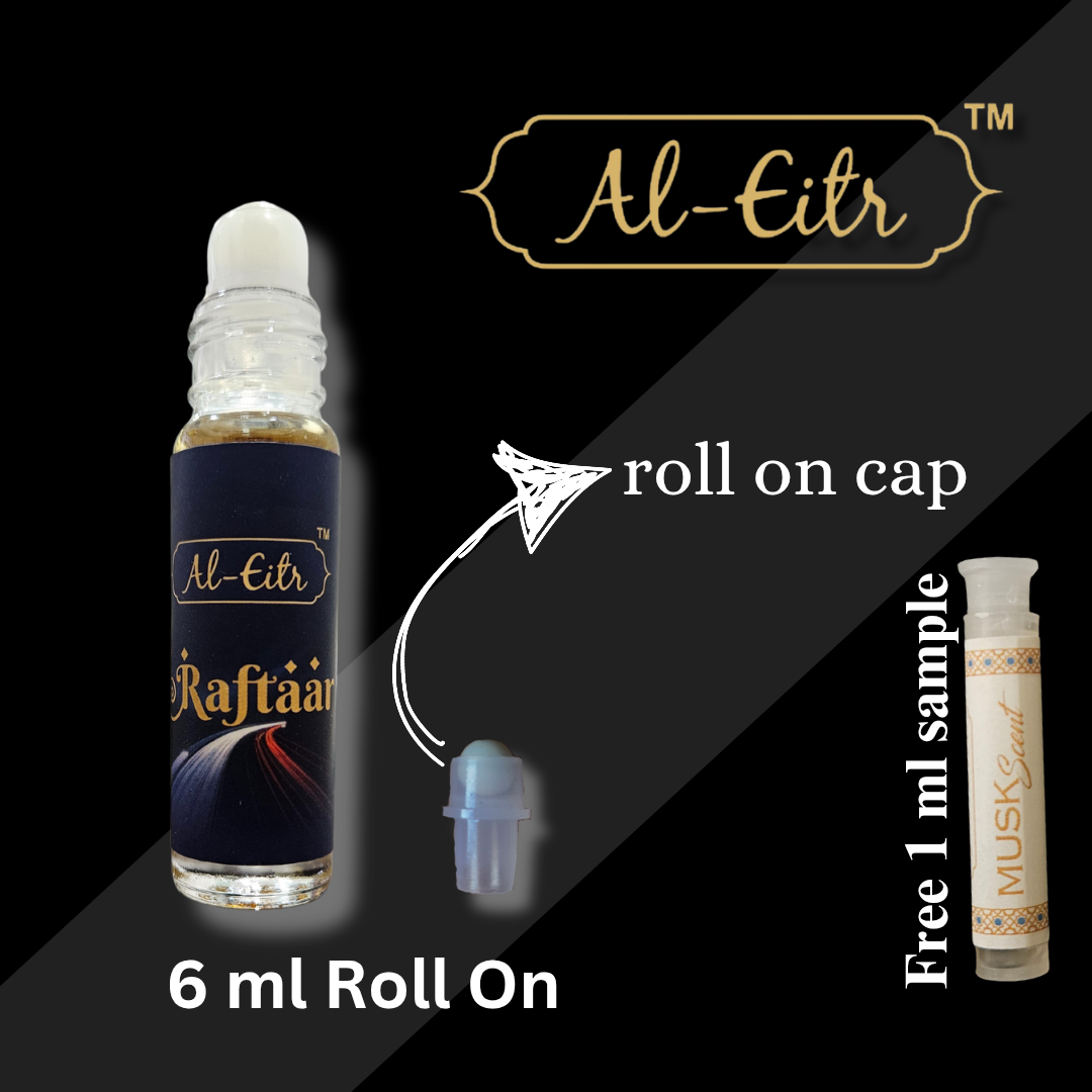 3 Pcs Al Shafaq, Raftaar, Oud Noir 6 ML each
